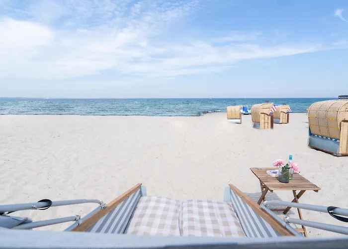 Luxe tent Schlafstrandkorb Nr 6 Timmendorfer Strand