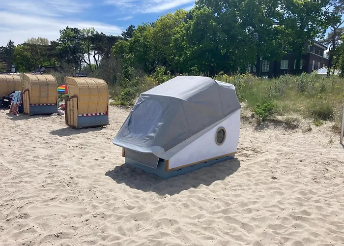 Schlafstrandkorb Nr 6 Luxe tent