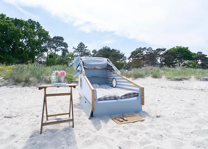 Luksustelt Schlafstrandkorb Nr 6