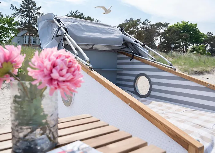 Luksustelt Schlafstrandkorb Nr 6 *